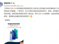 全网寻找荣耀V30系列最优秀种草官 赢荣耀V30 5G手机