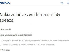 诺基亚北美研发实验室飙出了4.7Gbps的5G速率