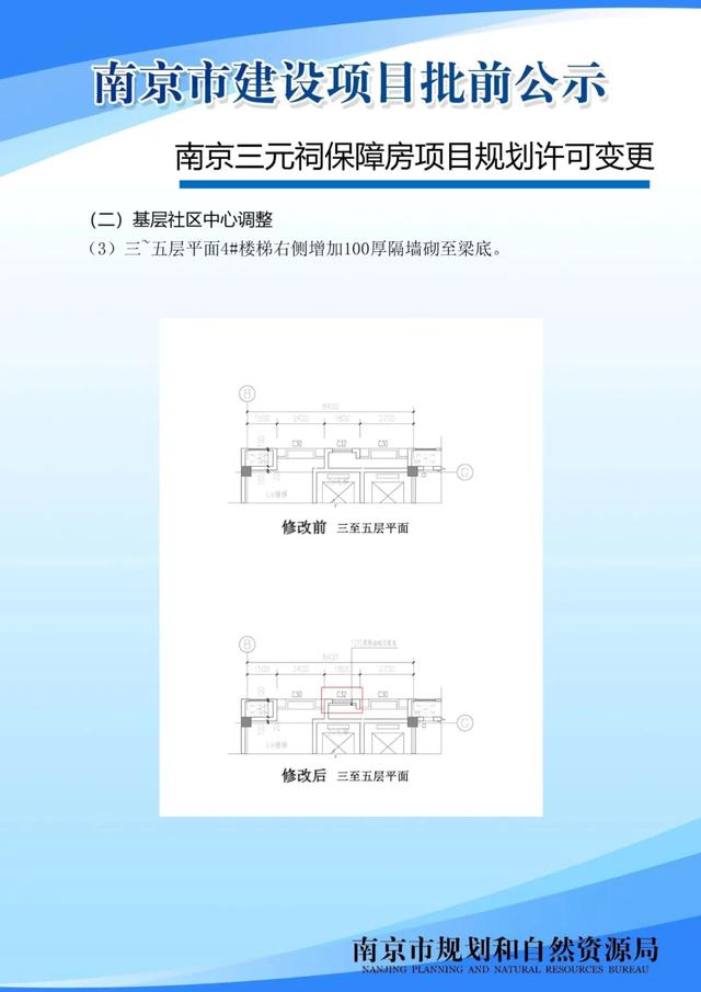 南京三元祠保障房项目规划许可变更批前公示 房产资讯 第7张